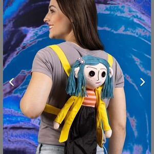 New Coraline Plush Doll Backpack